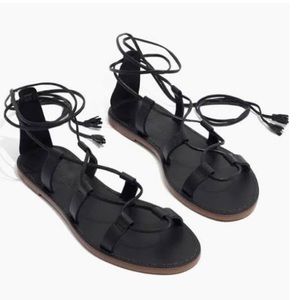 Madewell Boardwalk Lace-Up Sandals